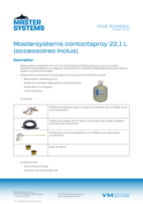 Mastersystems contactspray - 22,1 L - FT